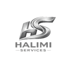 sleek metallic monogram logo design