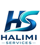 modern hs logo design